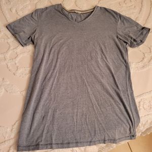Diesel V-Neck Grey Shirt Short Sleeve